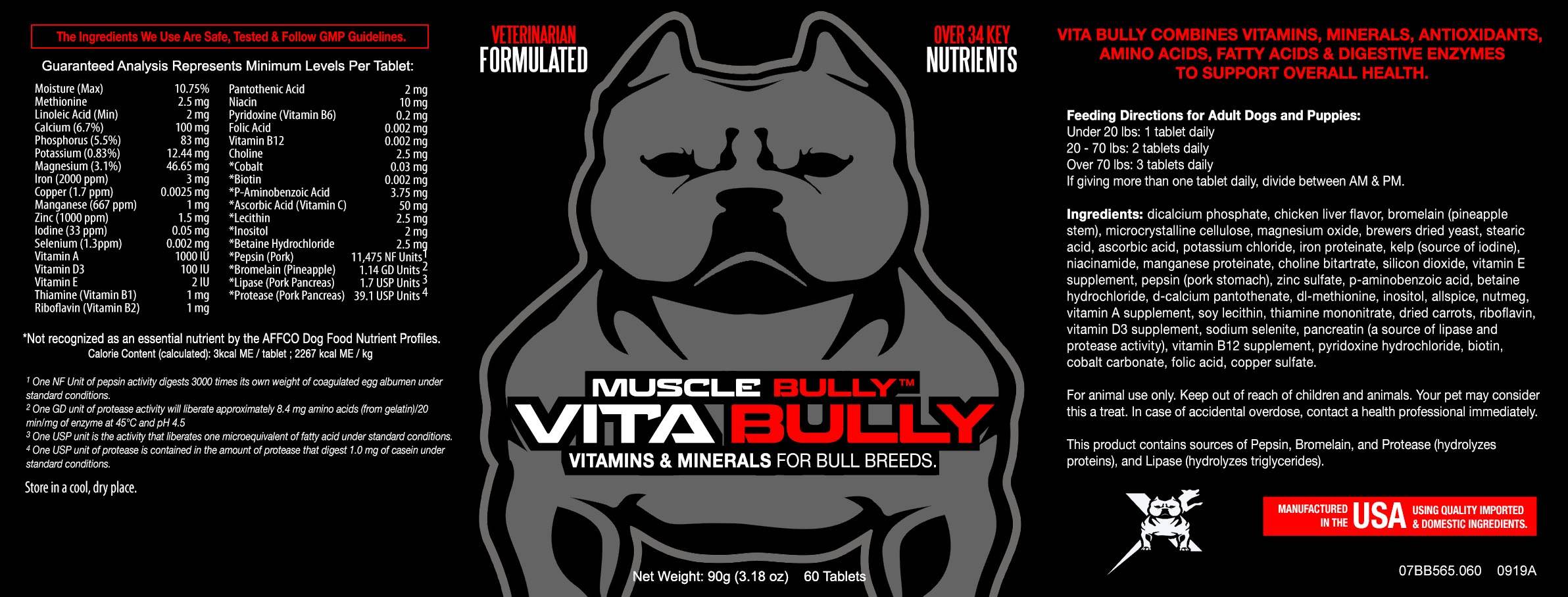 bully dog vitamins