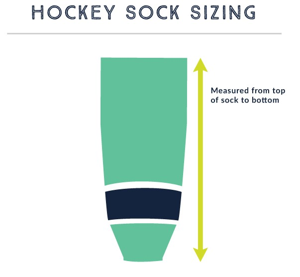 reebok hockey socks size chart