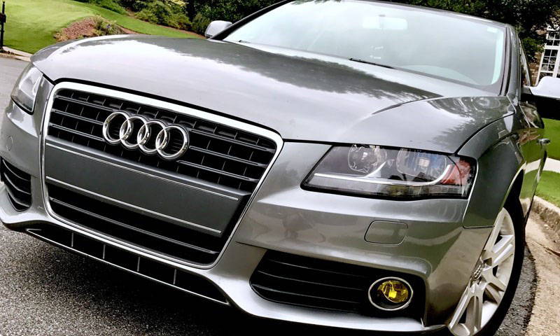 Audiwith Yellow Lamin-x fog light film covers