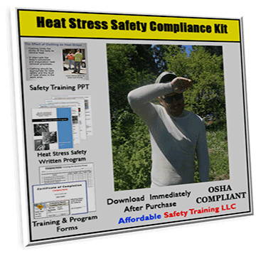 Heat Stress Safety Training Compliance Kit