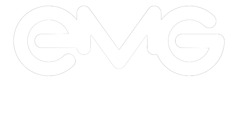 EMG Precision White Logo PNG