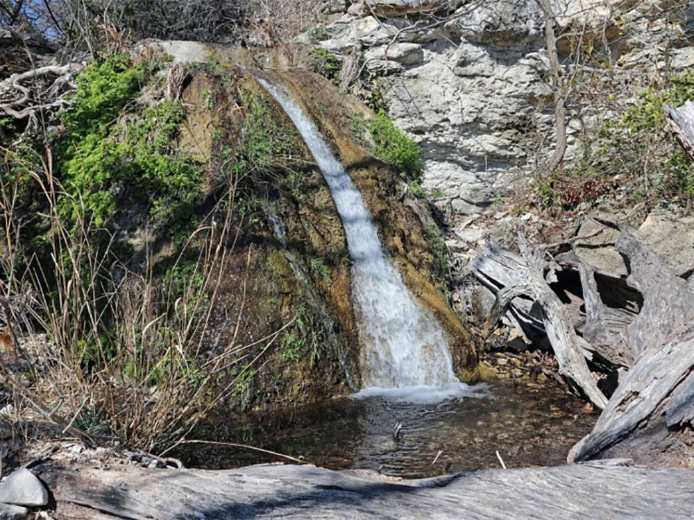 Waterfall on the south llano river