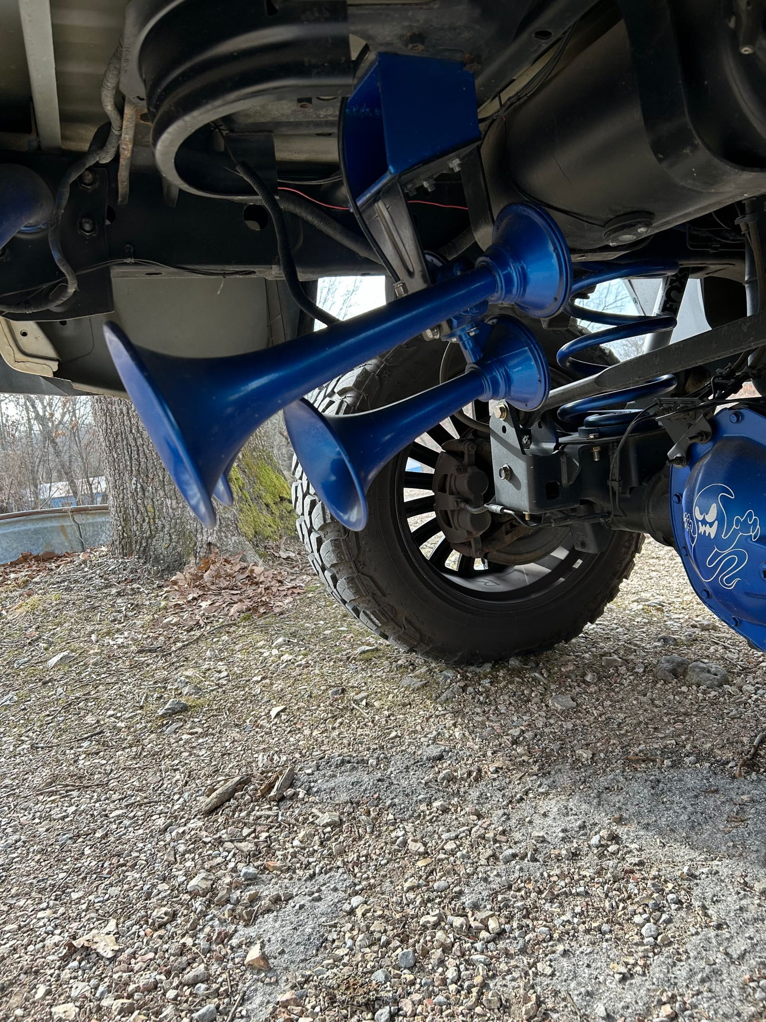 Dustin's 2014 RAM 2500 Train Horn Install