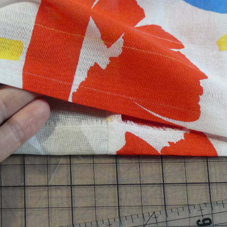 Use Markings to Press Blind Hem