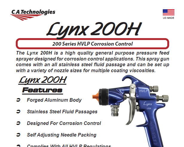 Lynx 200H Sales Sheet