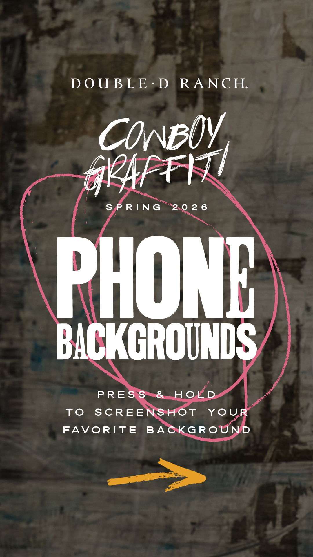Cowboy Graffiti Phone Backgrounds! 