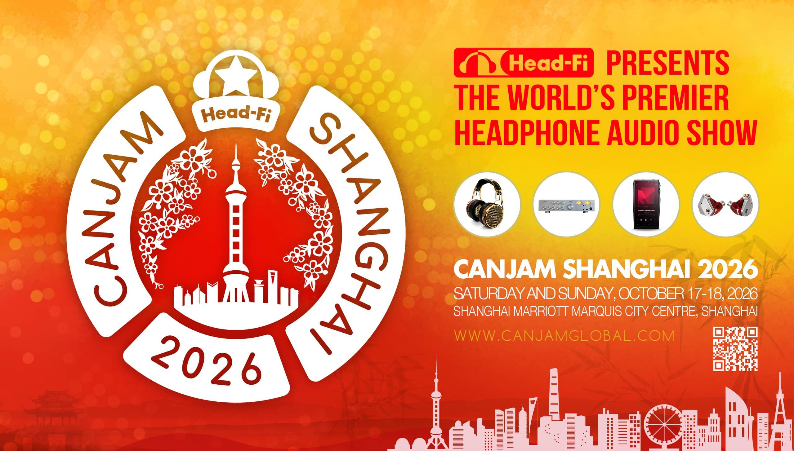 CanJam Shanghai 2026, promoting a headphone audio show.