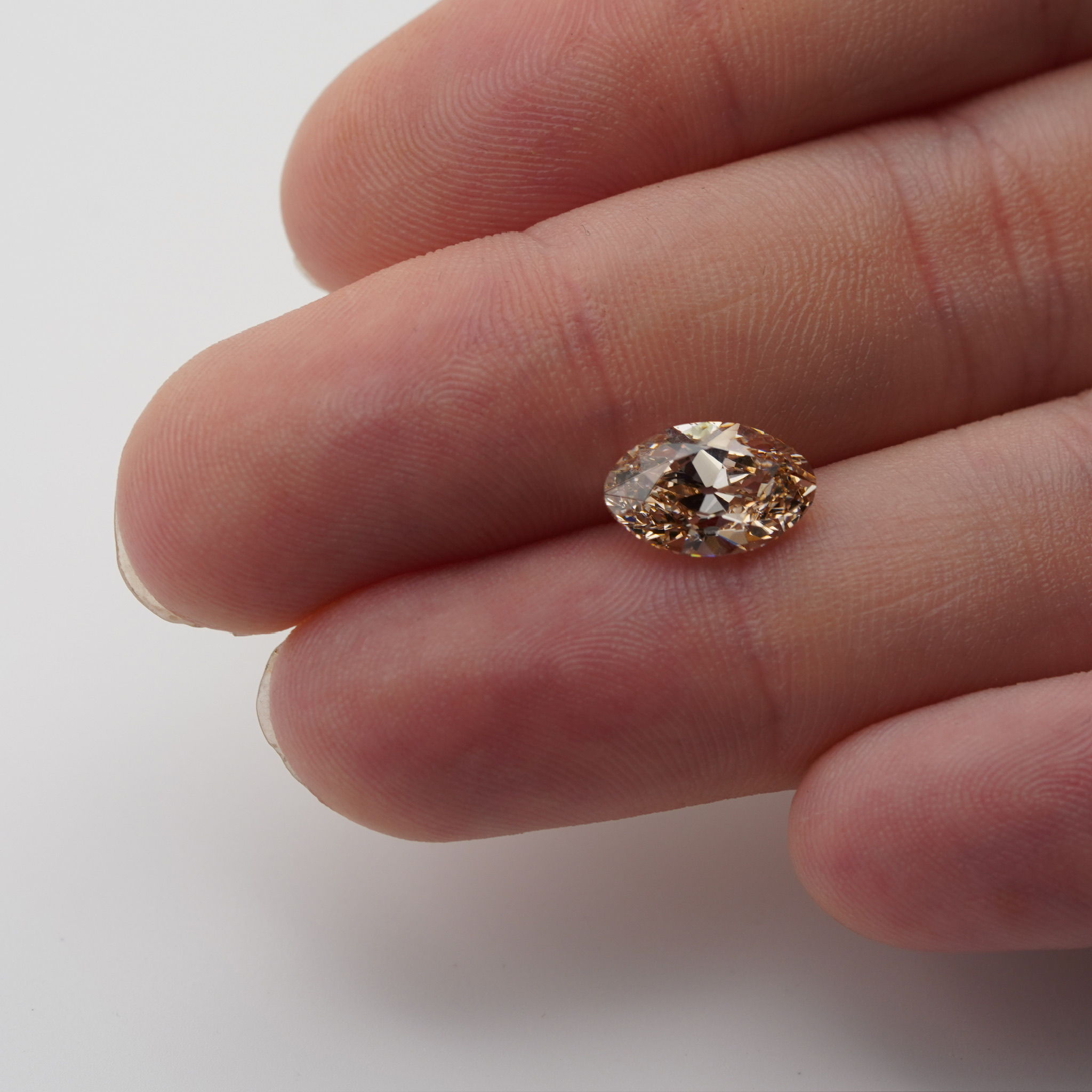 Champagne Lab Diamond Moval