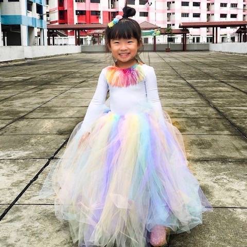 Rainbow Child Halloween Costume