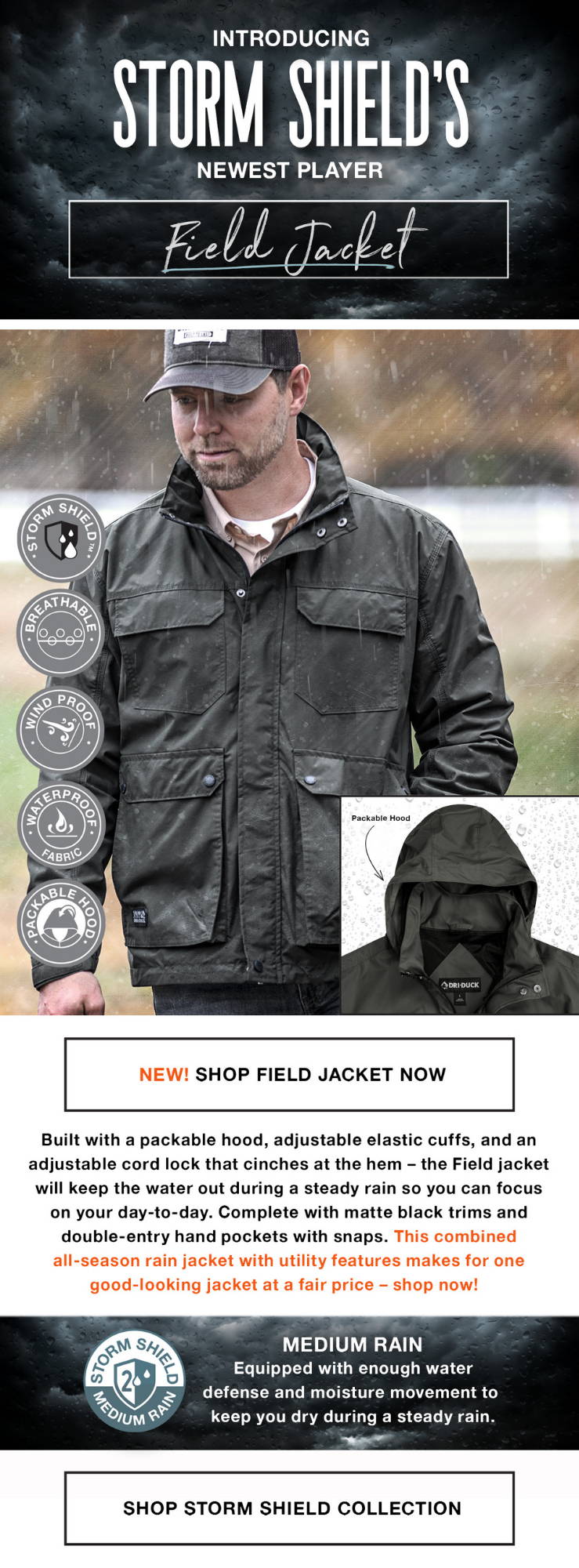 Field jacket Email