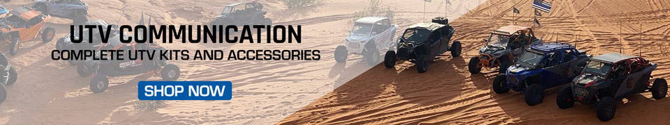 Complete UTV Communication Kits for your specific vehicle.
