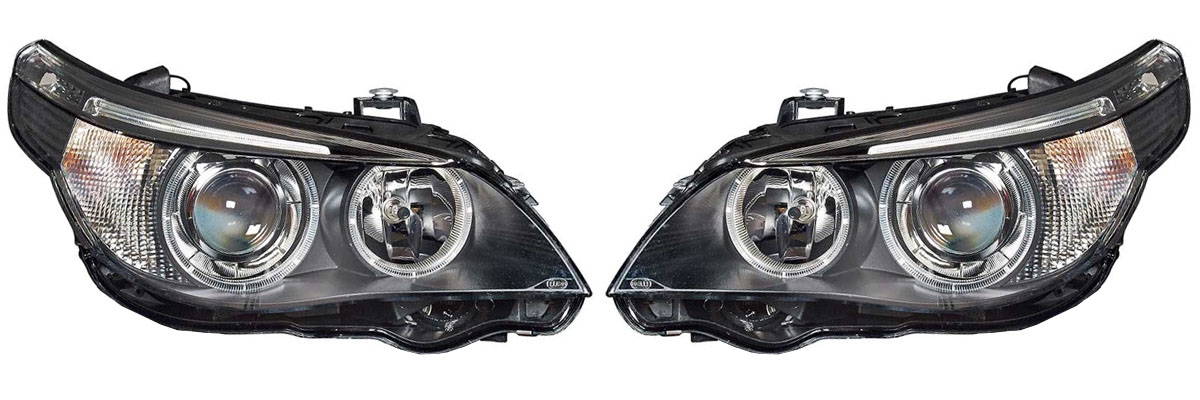 E60 E61 Pre LCI - 3/4 DTM Angel Eyes (5 Series & M5 Xenon Headlights)