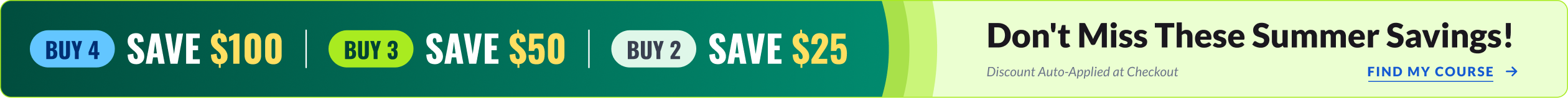 Limited Time Promotion: Buy 4, Save $100 | Buy 3, Save $50 | Buy 2, Save $25 . Discount auto-applied at checkout.