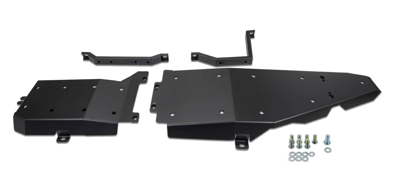 IAG Rock Armor Fuel Tank Skid Plate for 2021+ Four Door Ford Bronco- Part Layout