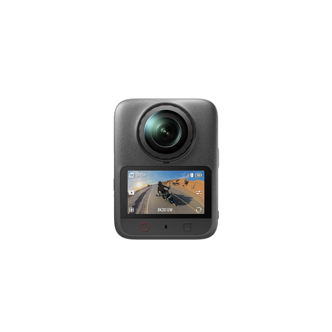 A DJI Osmo 360 against a white background