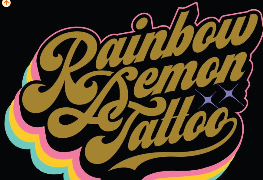 Rainbow Demon Tattoo Denver