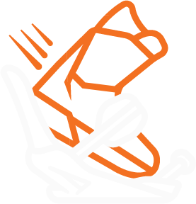 Illustration of a boot entering in a FASE binding.