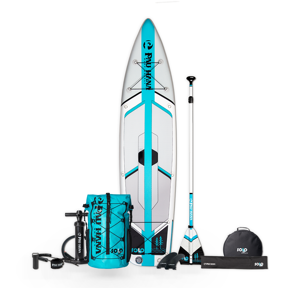 Solo SUP Backcountry inflatable paddleboard package