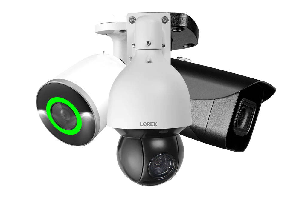 lorex wired security cameras - ptz, smart security lighting, and 4K ultra HD cameras