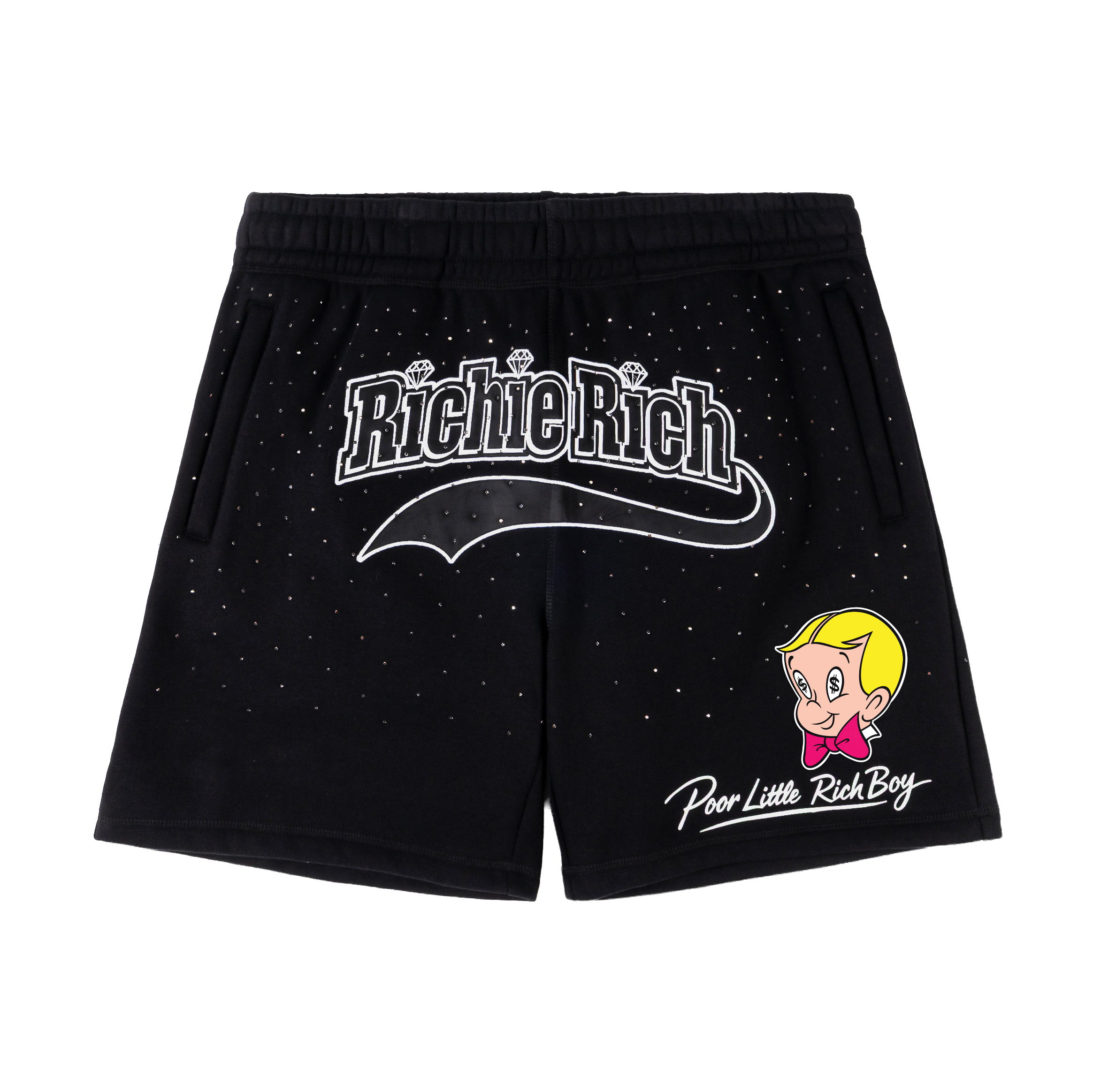 Black shorts with 