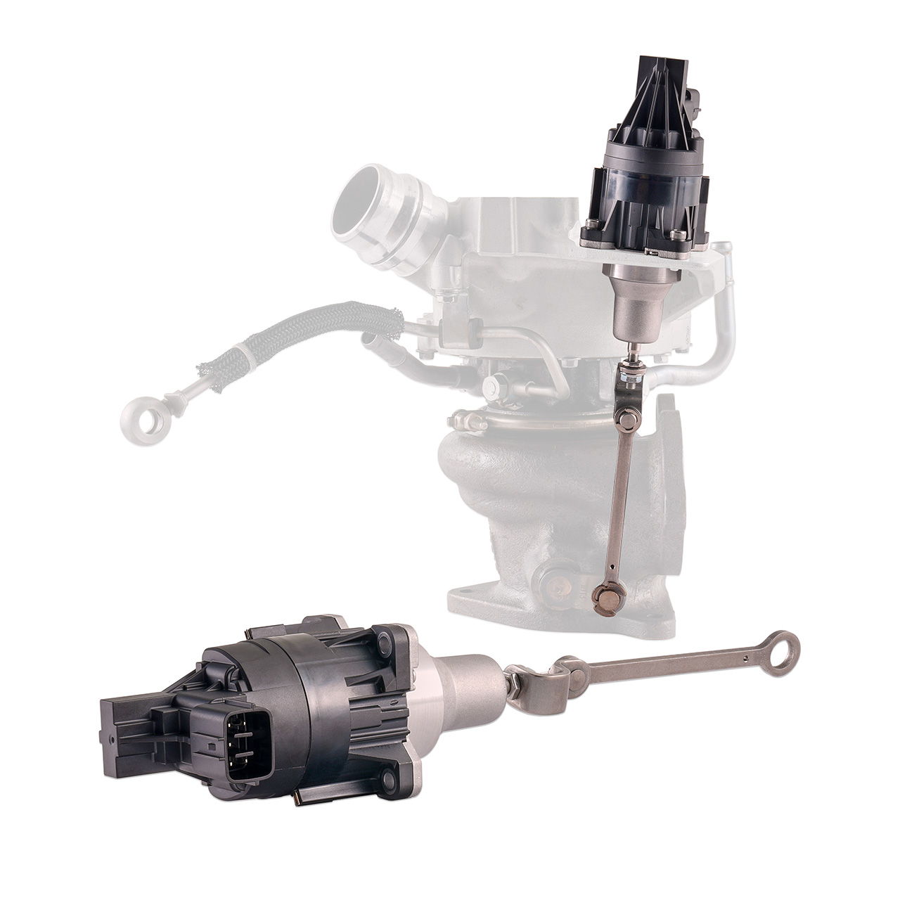 IAG Replacement Electronic Wastegate for 2022+ Subaru WRX FA24F with an OE turbocharger