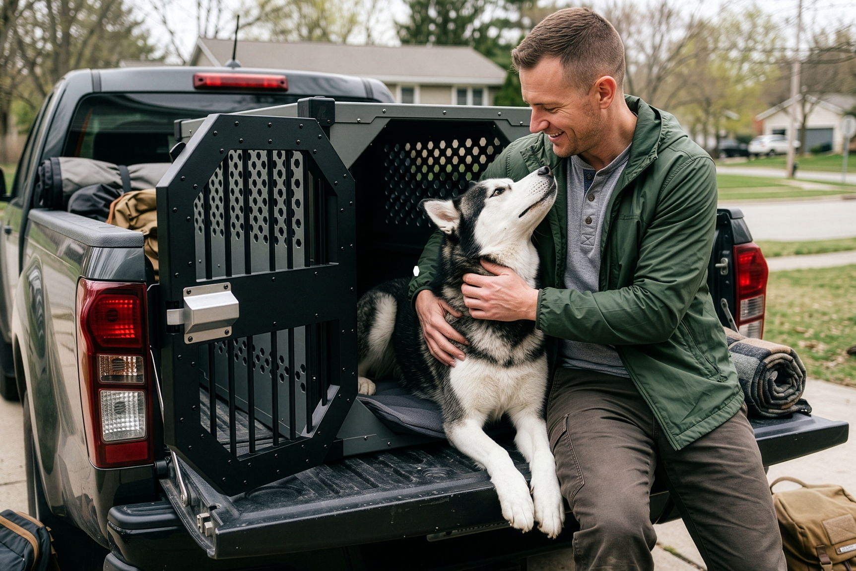 RYFA DOZER STATIONARY DOG CRATE