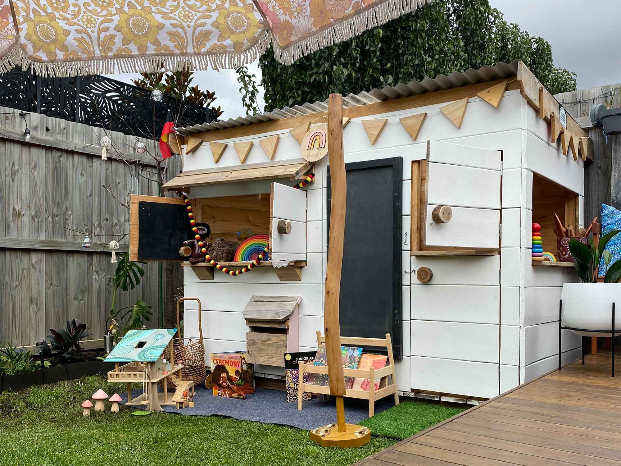 Wooden Cubby House - Donation to an Indigenous Family Day Care