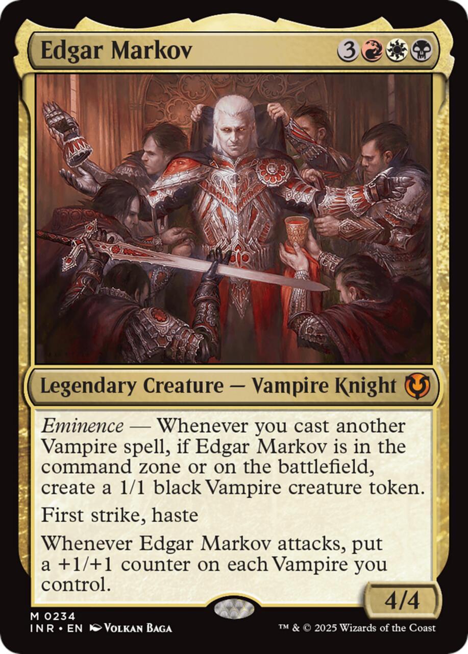 Edgar Markov one of the best cards from Innistrad Remastered.