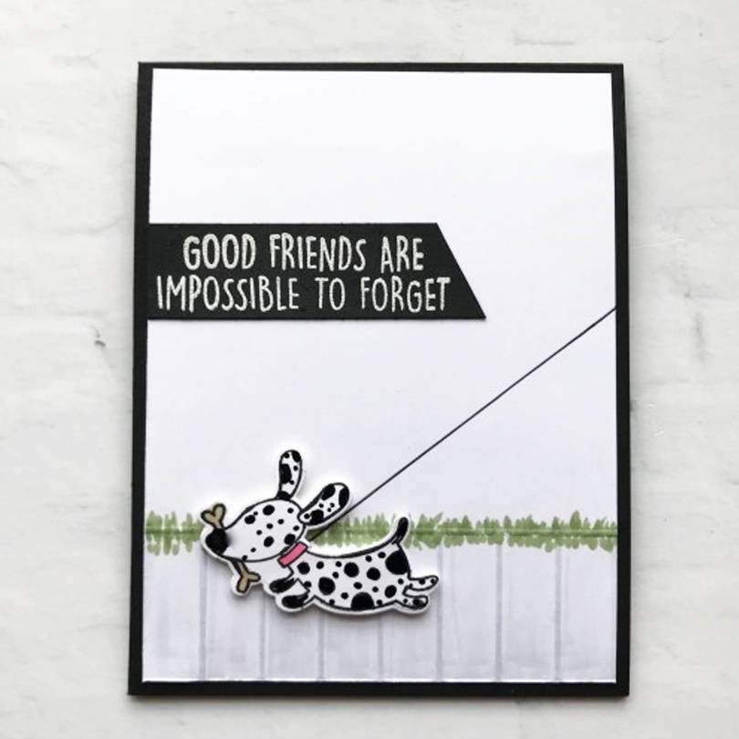 UWF Good Friends card by Laurel Beard