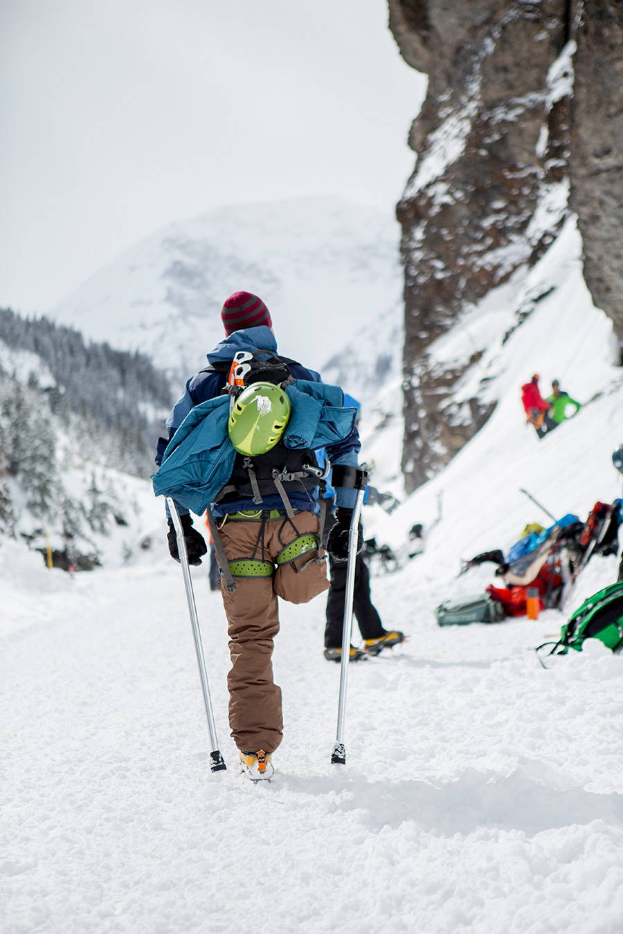 Hiking during the Paradox Sports