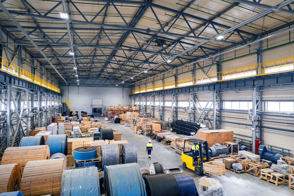 Industrial facility plant room