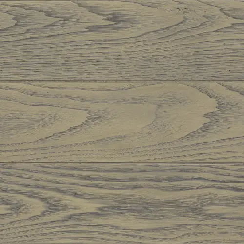Yucca fiberglass color sample in a light gray finish and natural grain patterns.