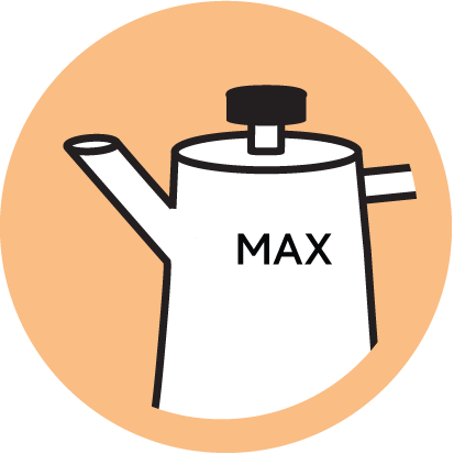 Illustration of a kettle with 
