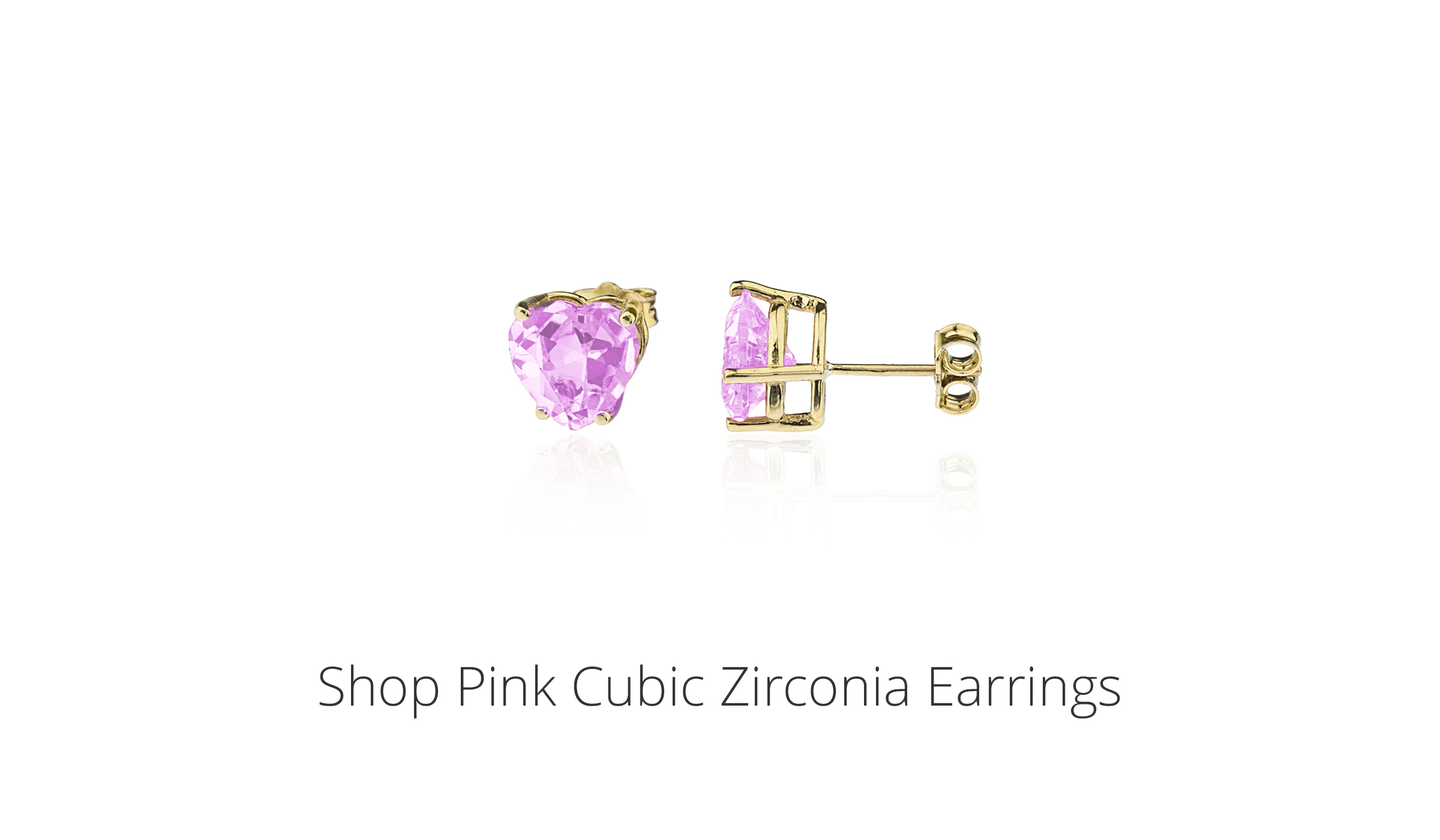 Shop Pink Cubic Zirconia Earrings