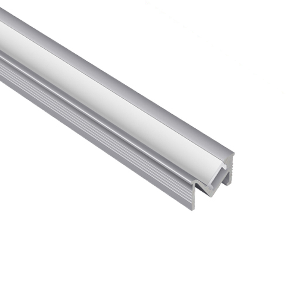 Aluminum profile or channel used for construction or framing.