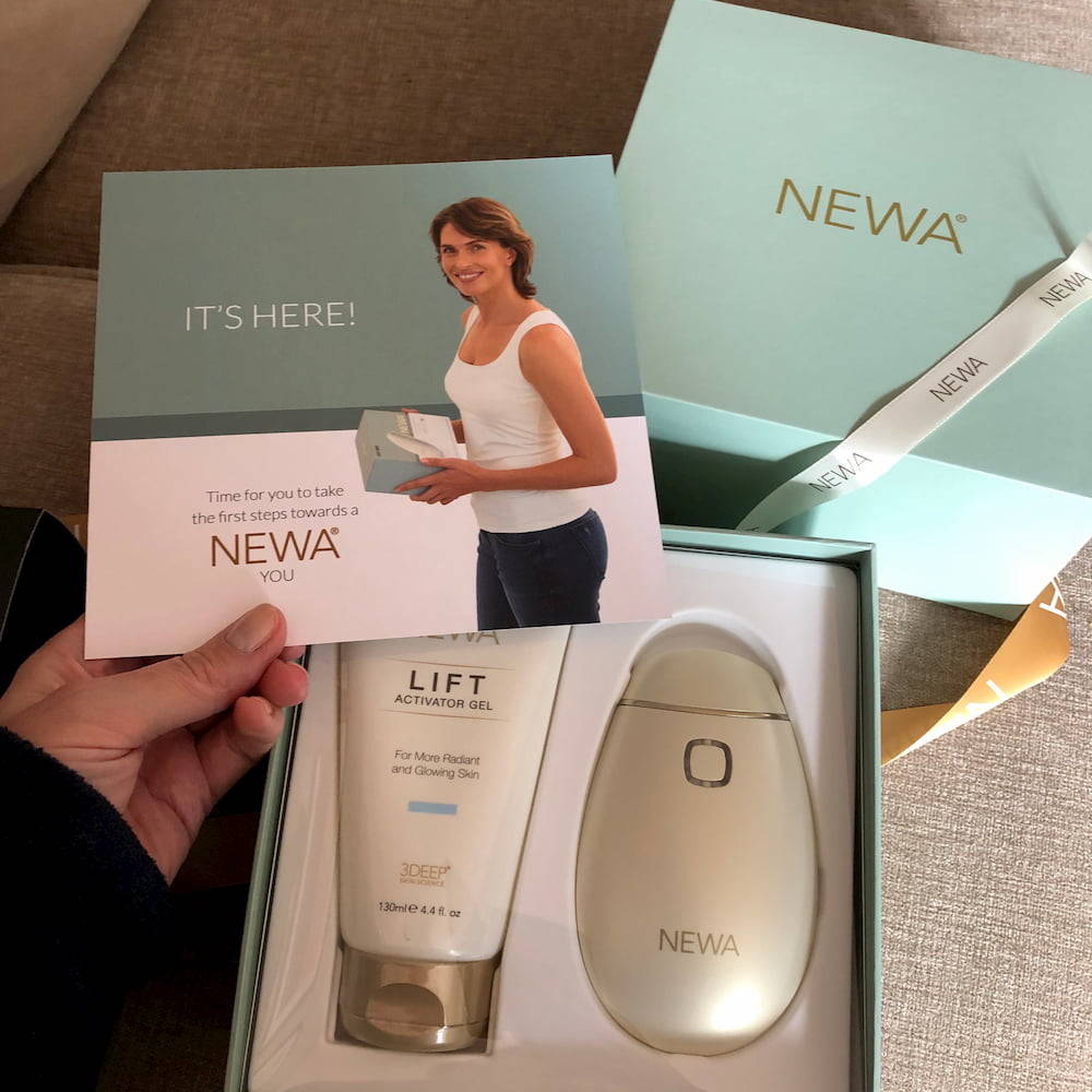 Inside the NEWA gift box