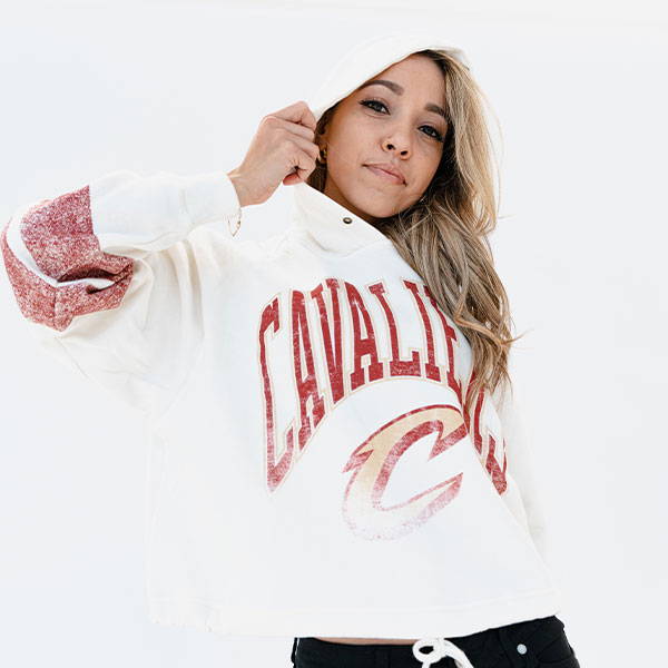 Shop Cavs tees, hoodies, jerseys, and more for Women.