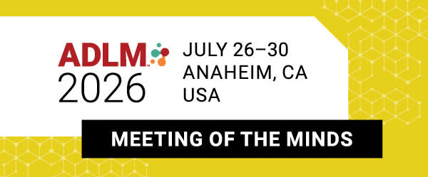 Logo for the ADLM 2026 conference