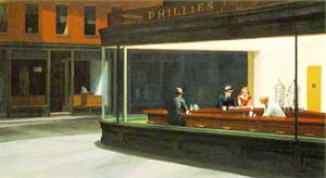 Nighthawks (1942) by Edward Hopper.