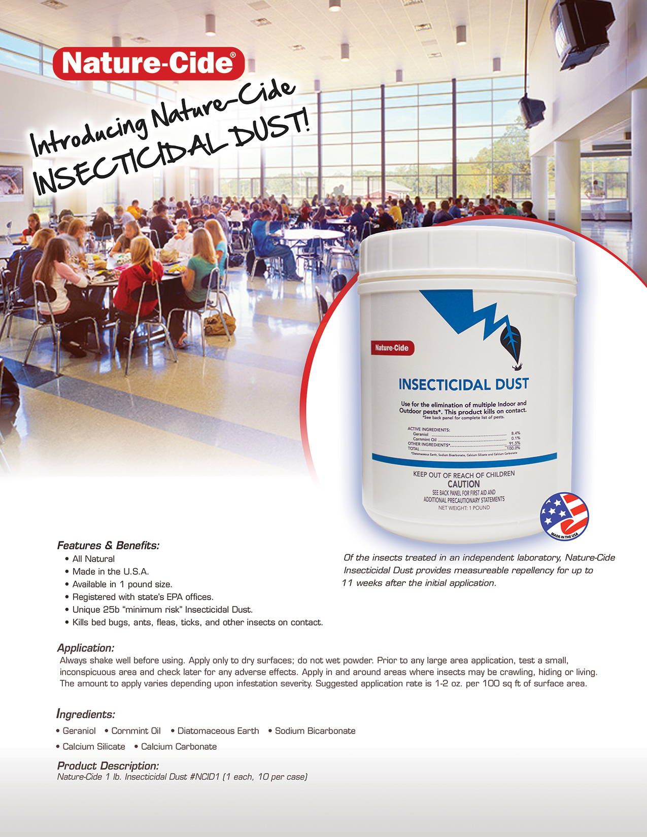 Nature-Cide Insecticidal Dust Product Info