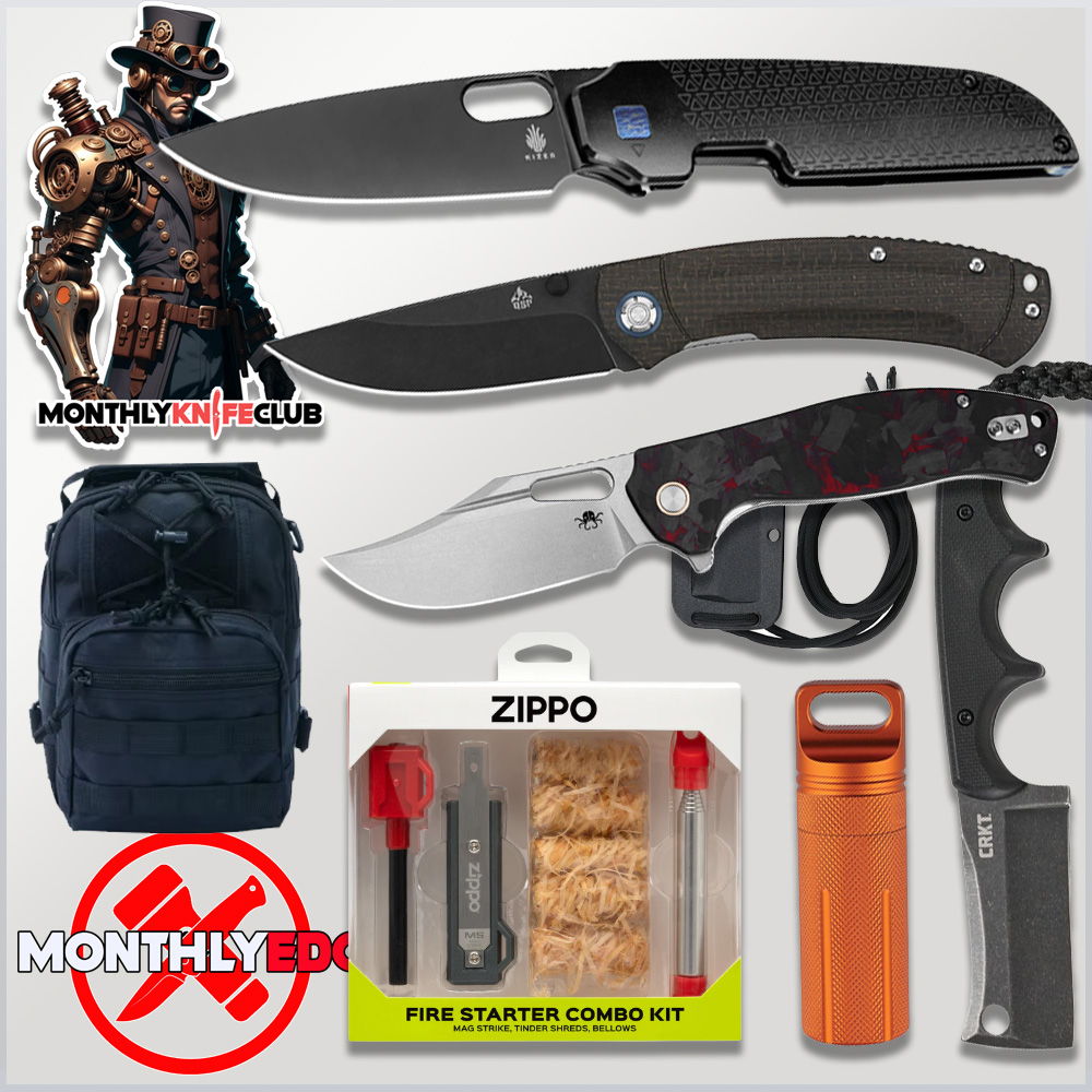 Starter, Advanced, Premium and Ultimate EDC and Knife Subscription Box for April 2026