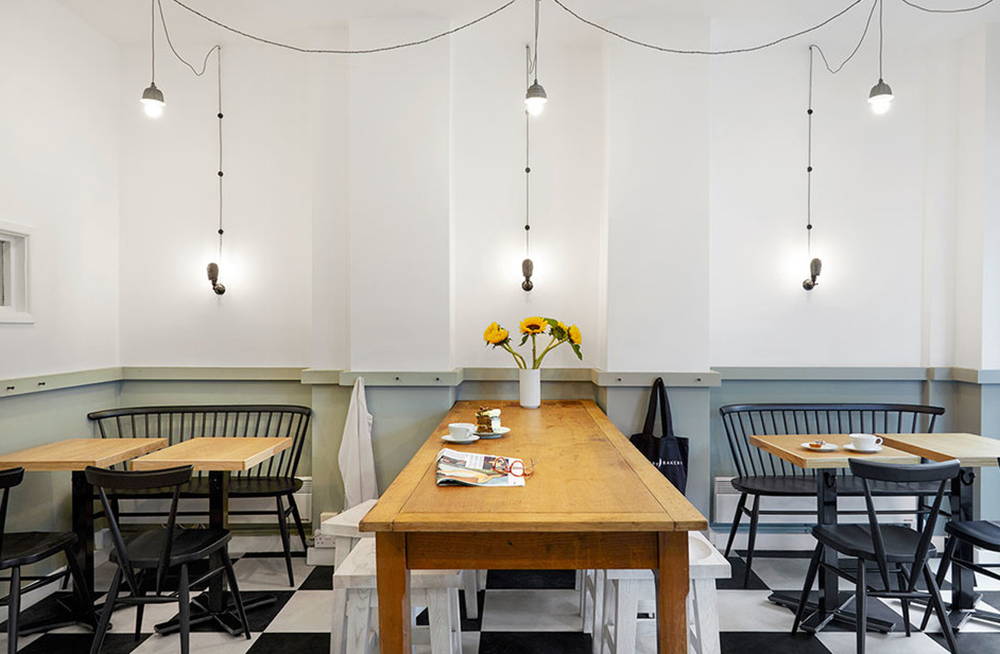 East London Bakery Seating Area