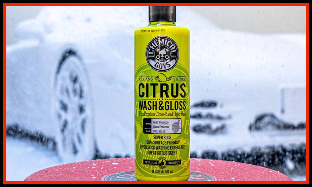 Chemical Guys CWS_301_16 Citrus Wash and Gloss Citrus Based Hyper-Concentrated Wash+Gloss - 16 oz.
