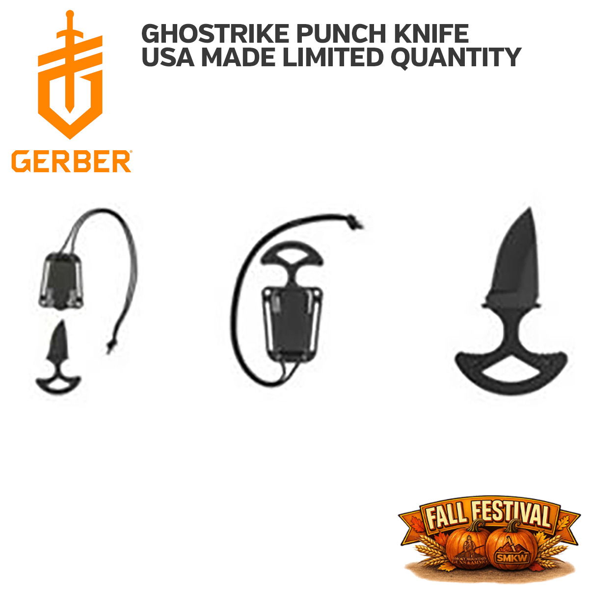 Gerber Ghostrike Punch Knife Fall Festival Exclusive