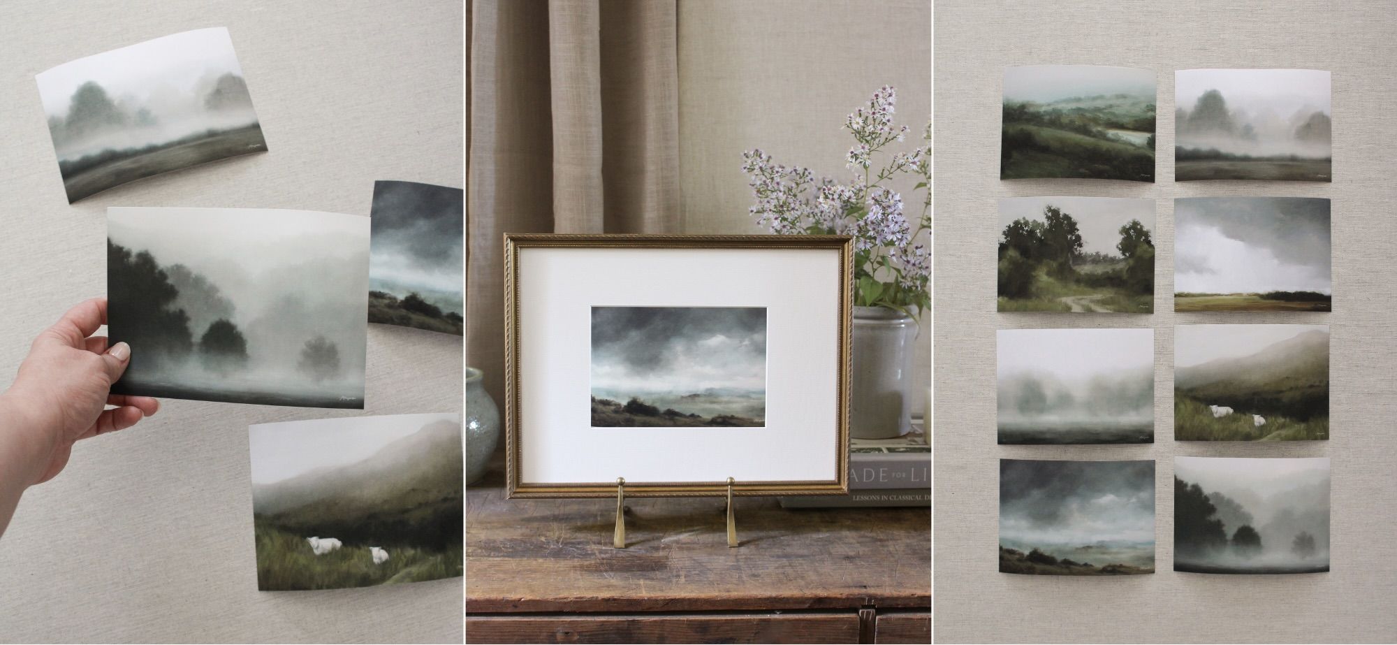 Dark and moody landscape prints by artist Jess Blazejewski