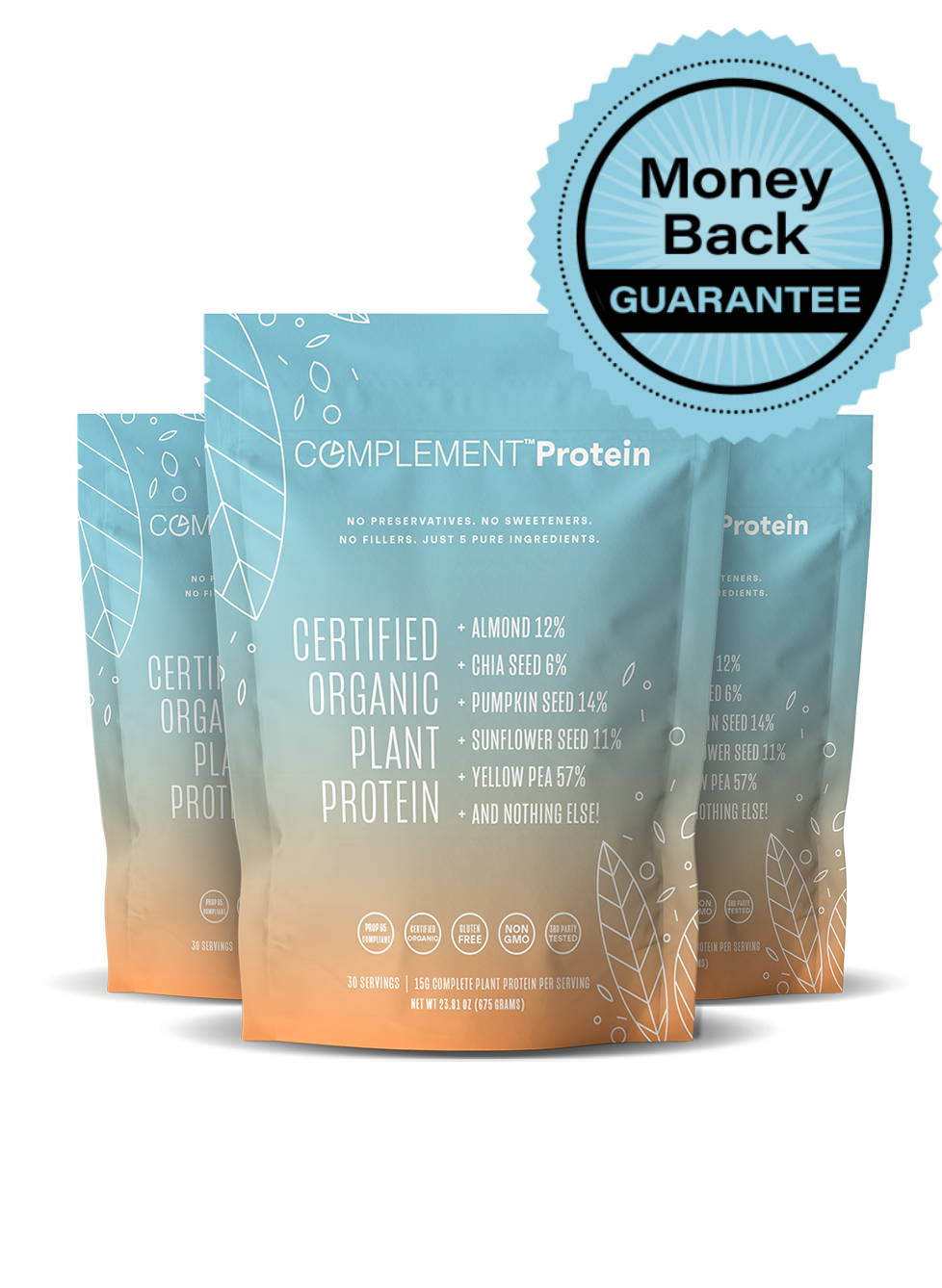 Three Protein Bags, 25%