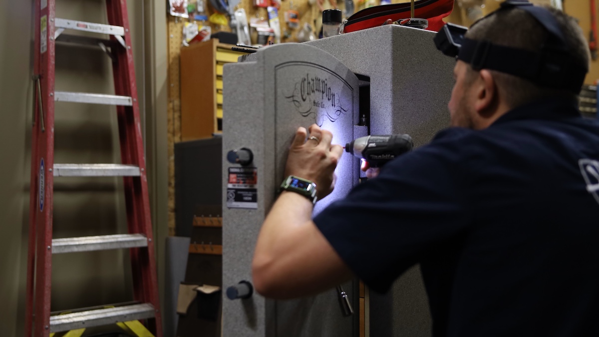 Jeff Repairing a Lock