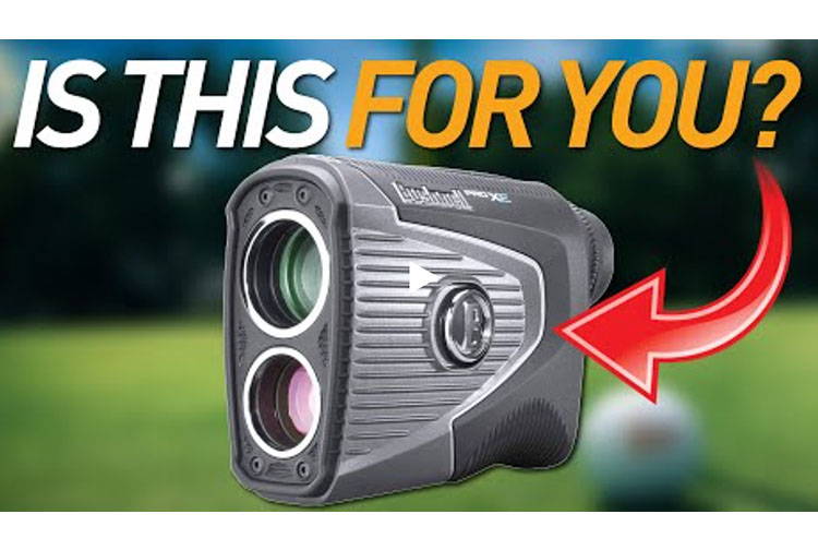 Watch a Bushnell Pro XE premium golf laser rangefinder review