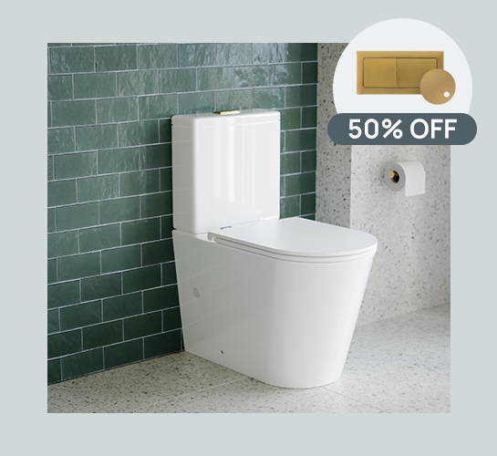 50% off toilet buttons and hinges with Bao toilets