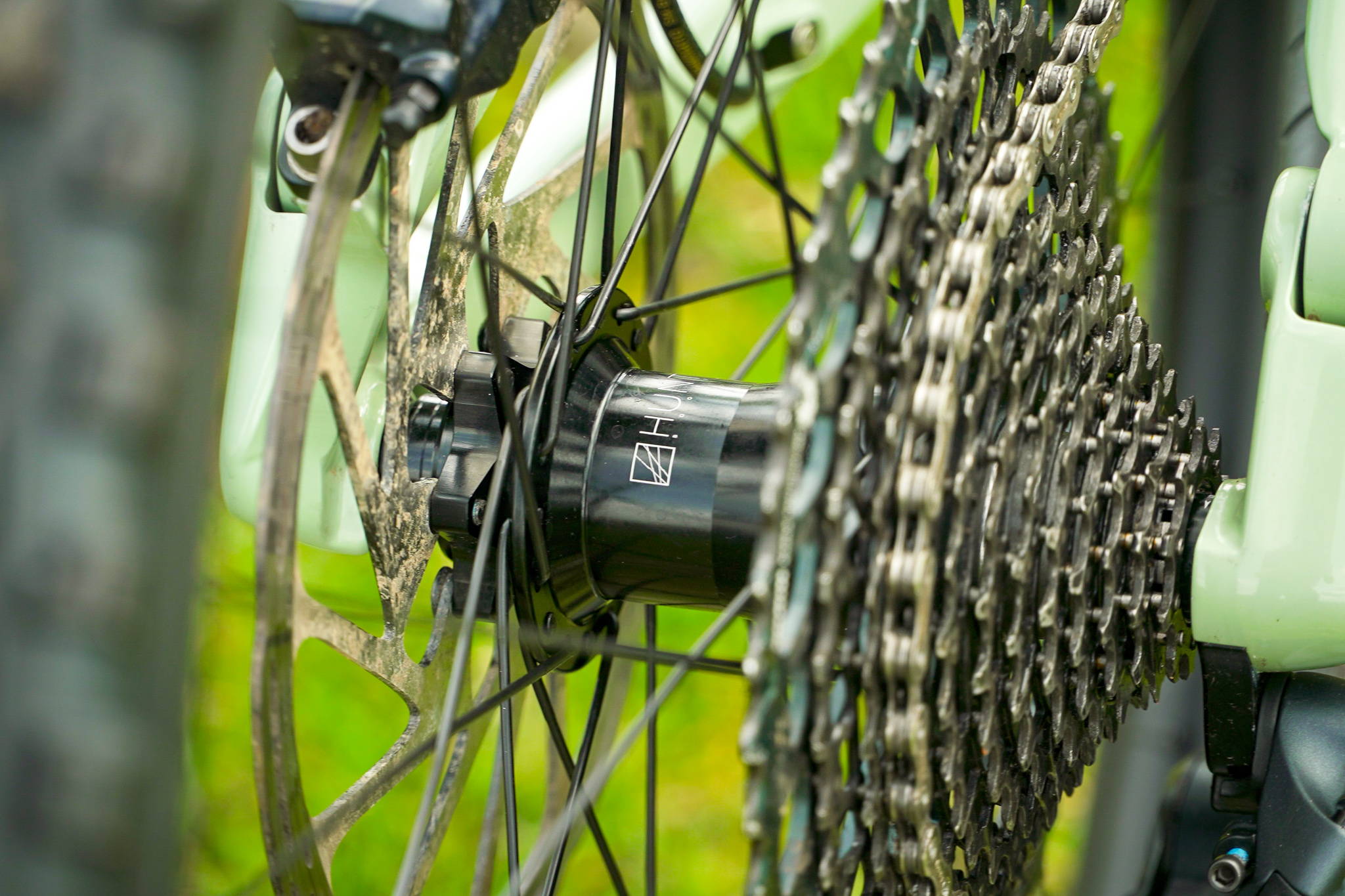 Andi's rear hub and cassette